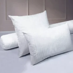 Traversin fibres naturelles blanc Vallon confort ferme